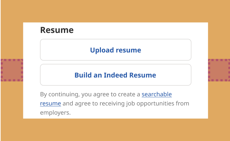 how to set up a resume on indeed