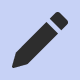 El icono de lápiz habilita la función de edición.