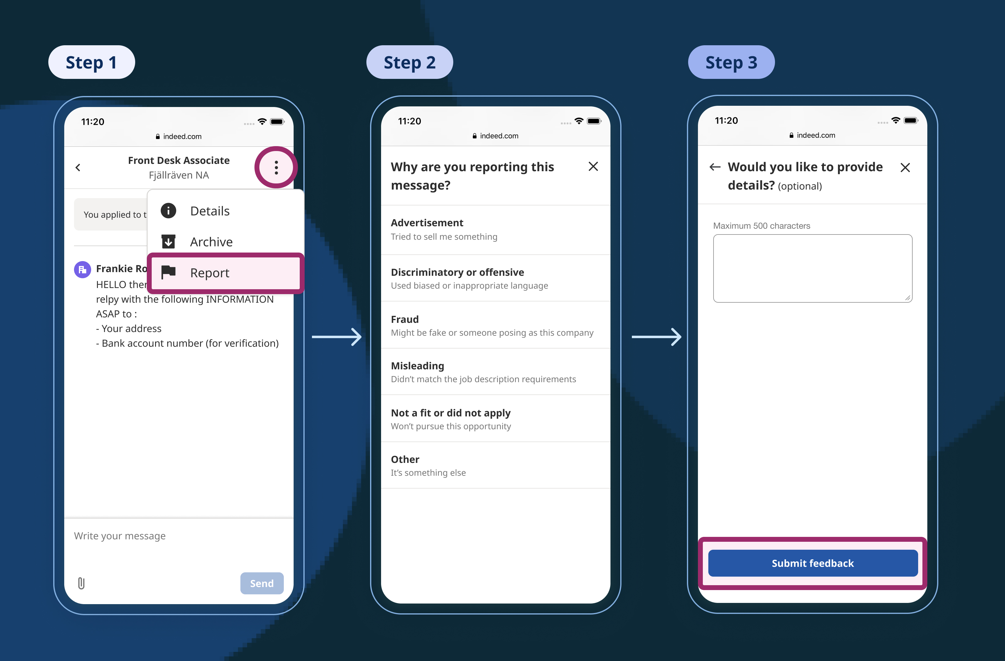 How To Report A Conversation To Indeed – Indeed Support